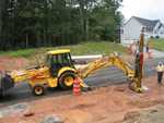EEI CanAm Excavator Hydraulic Rock Drill at Work (106_0614)