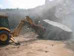 EEI CanAm Excavator Hydraulic Rock Drill at Work (107_0701)